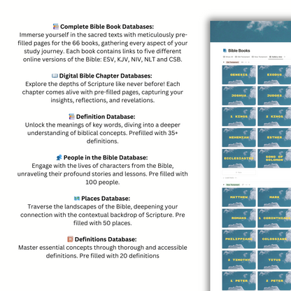 Notion Bible Study Template: Ultimate Digital Faith Planner